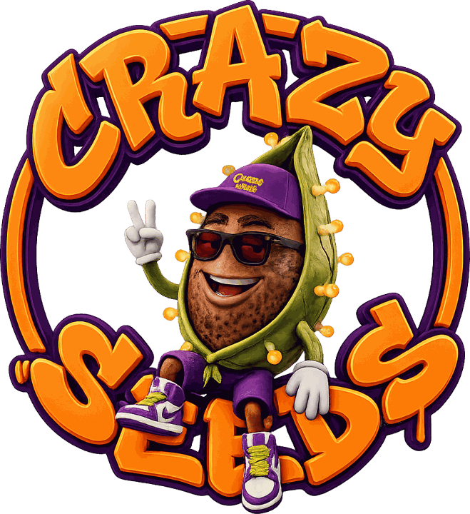 Crazy Seeds — adesivo do mascote — Crazy Seeds