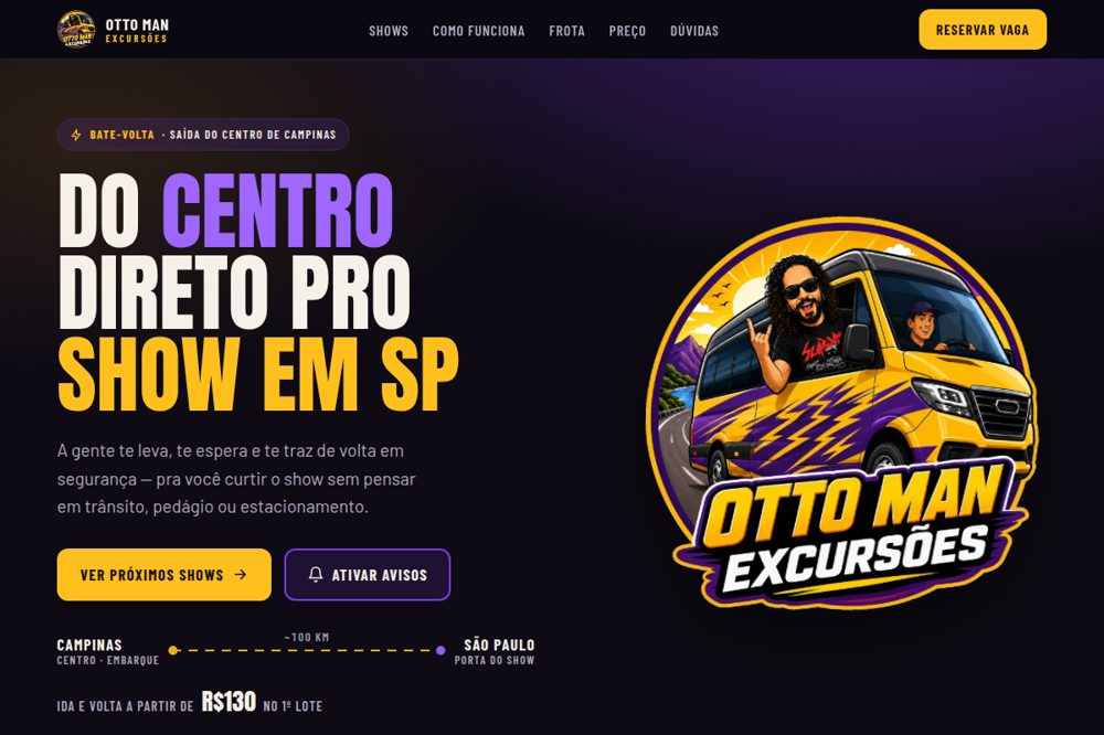 Otto Man Excursões — Otto Man Excursões